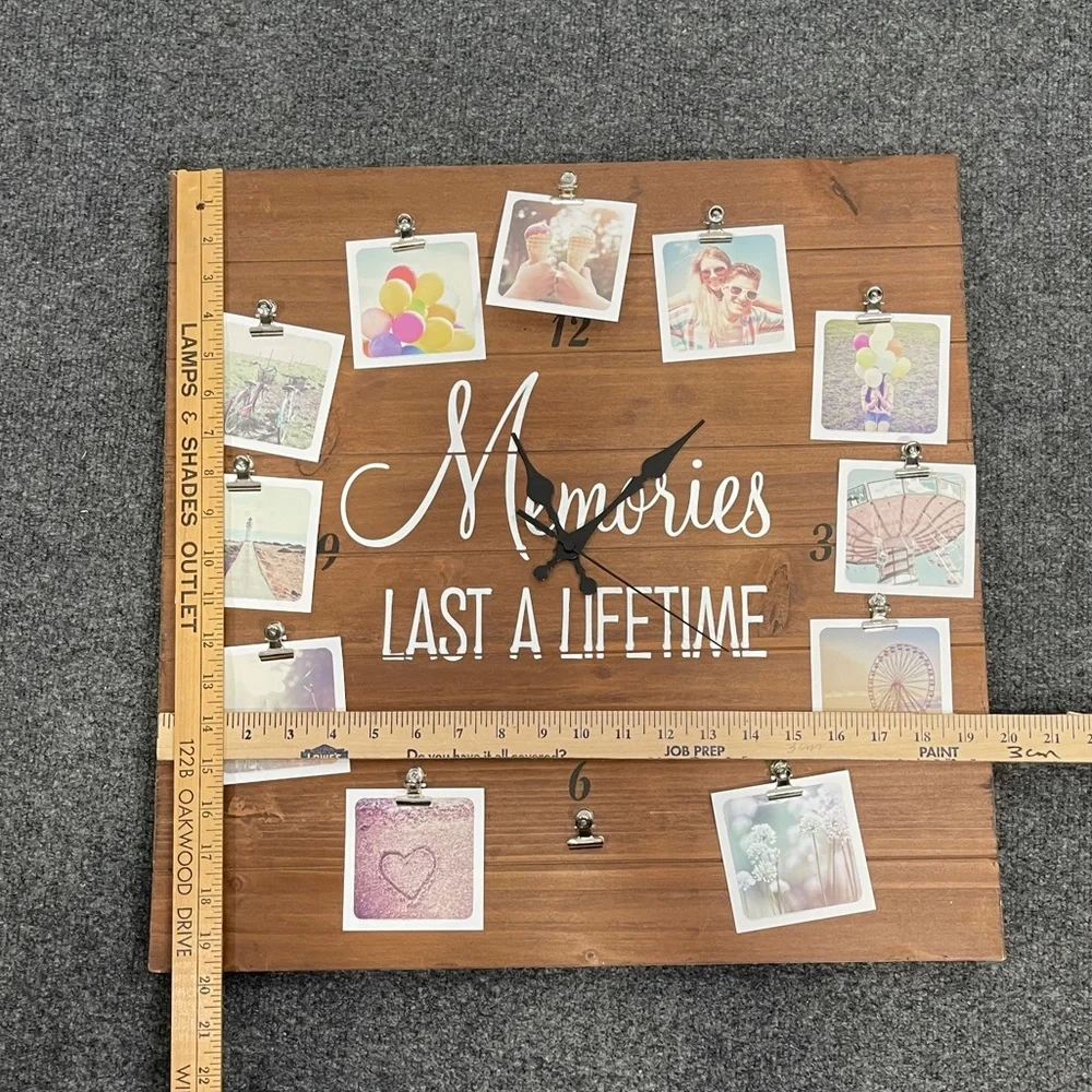 *NWT Custom Memory Board Wall Clock
